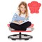 Kids Sensory Swivel Chair Elephant 360° Spinning Chair with Non-Slip Metal Base